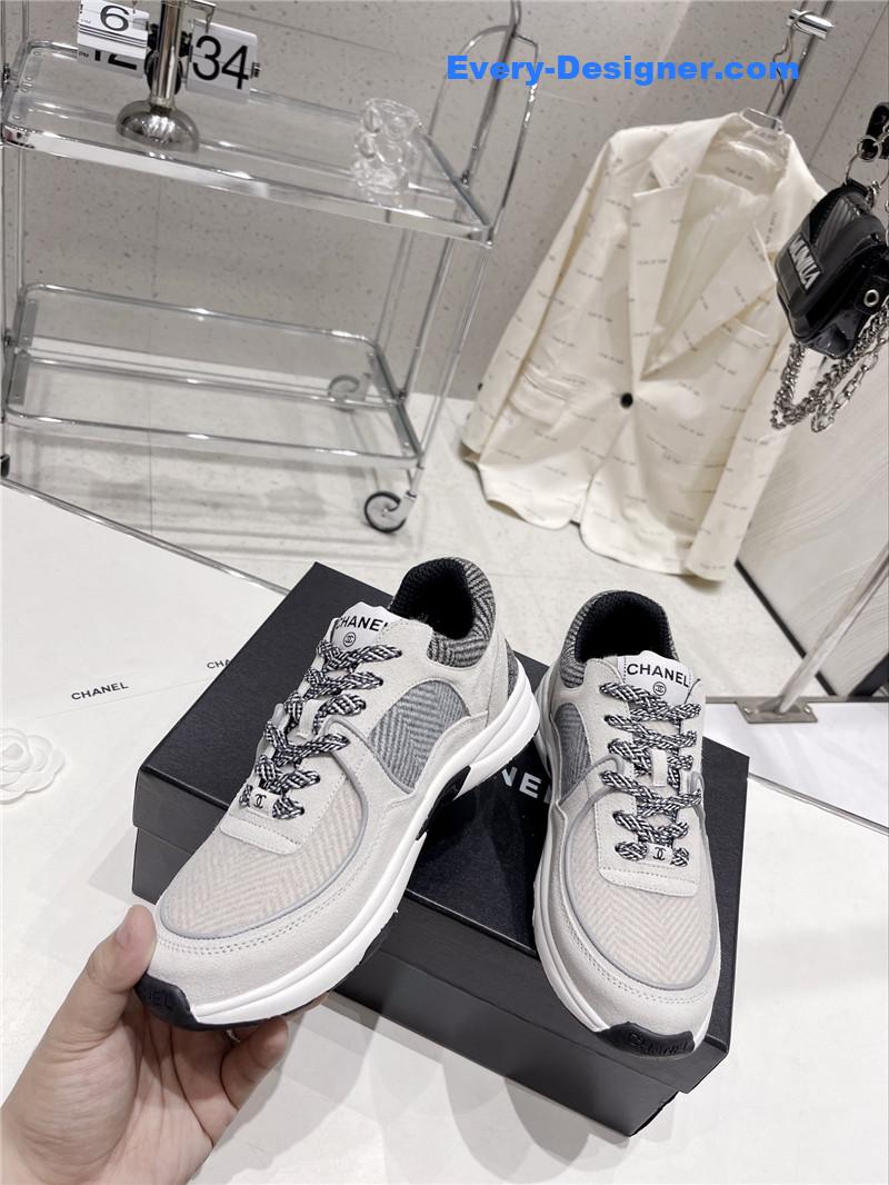 Ch**el logo casual sneakers womens