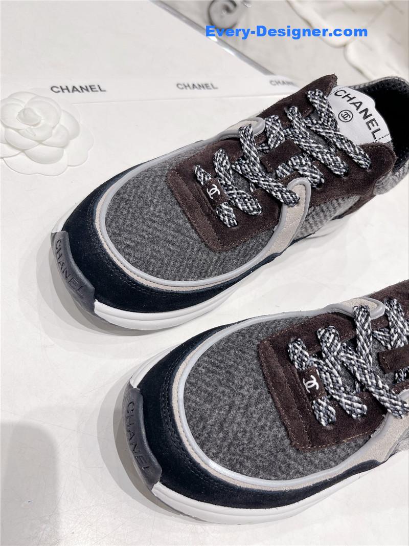 Ch**el logo casual sneakers womens
