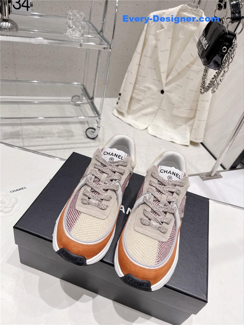 Ch**el logo casual sneakers womens