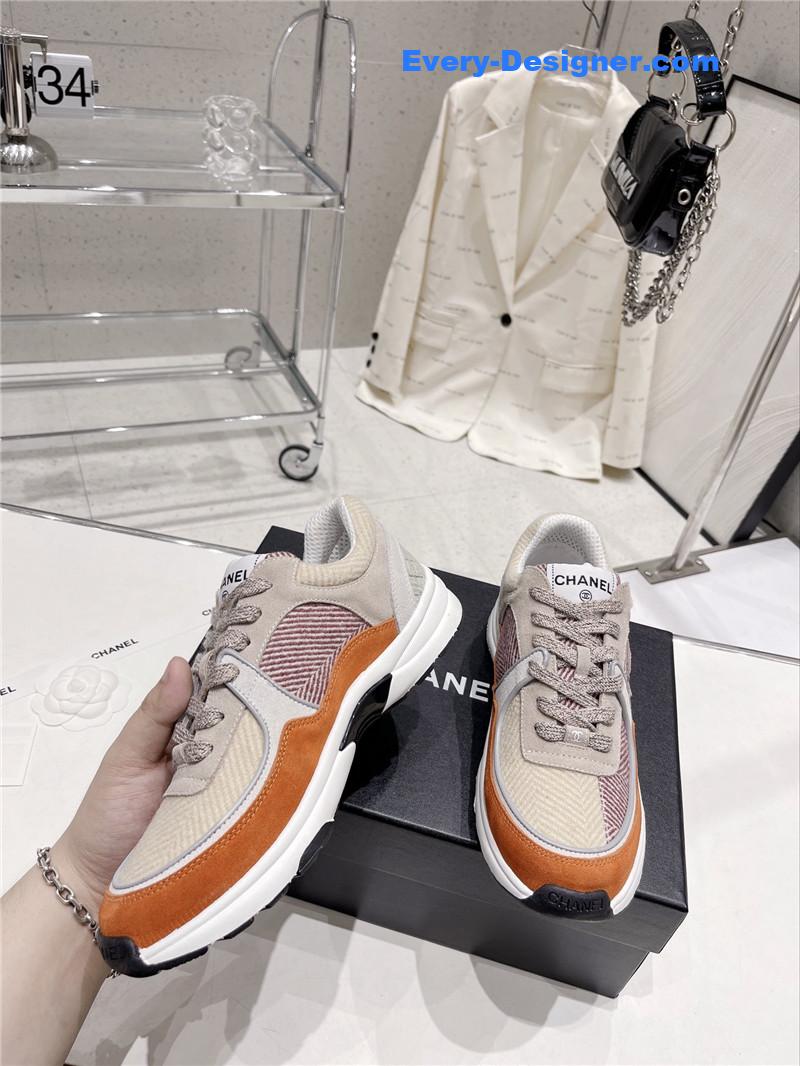 Ch**el logo casual sneakers womens