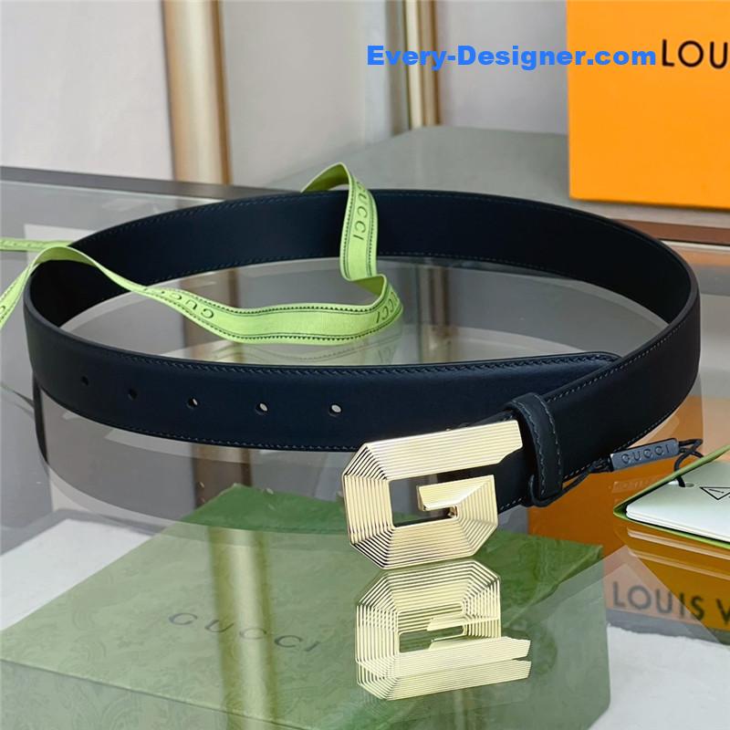 Gvc*1 g buckle narrow belt