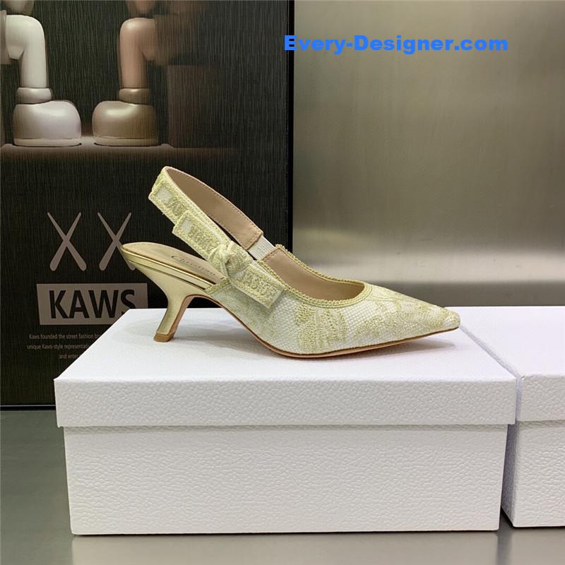 D10r high heel bowknot color matching women’s shoes