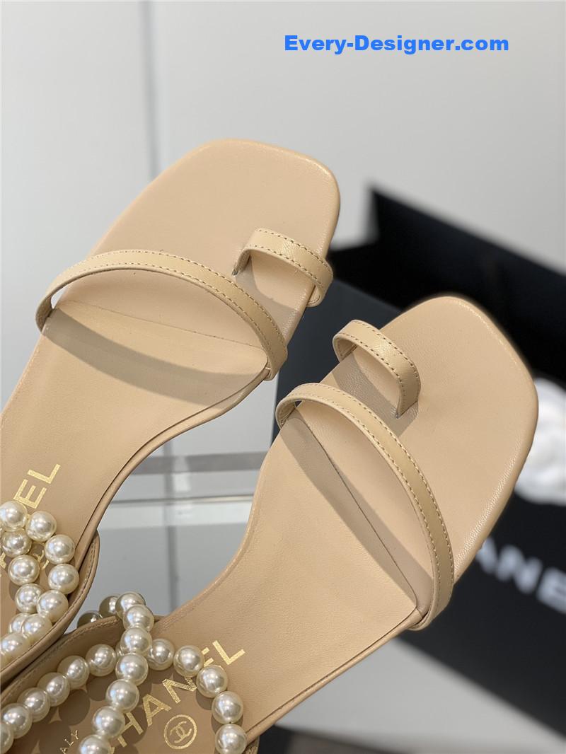 CC pearl sandals
