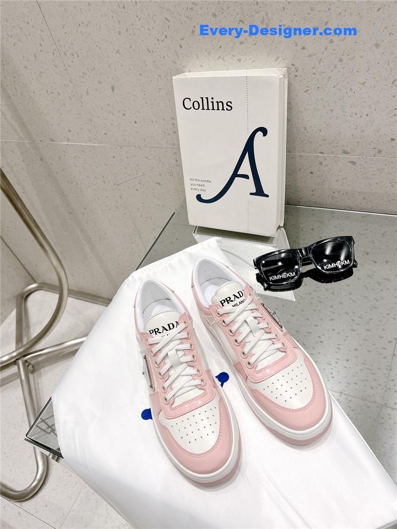 Pra*a leather sneakers