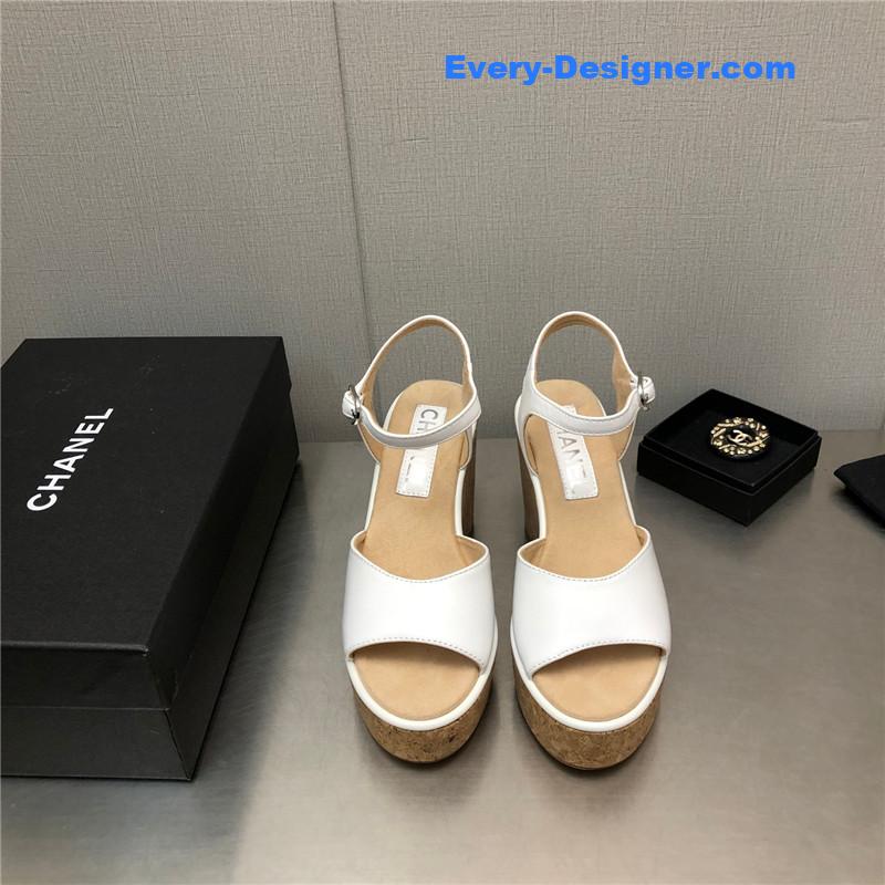 CC fish mouth stiletto sandals