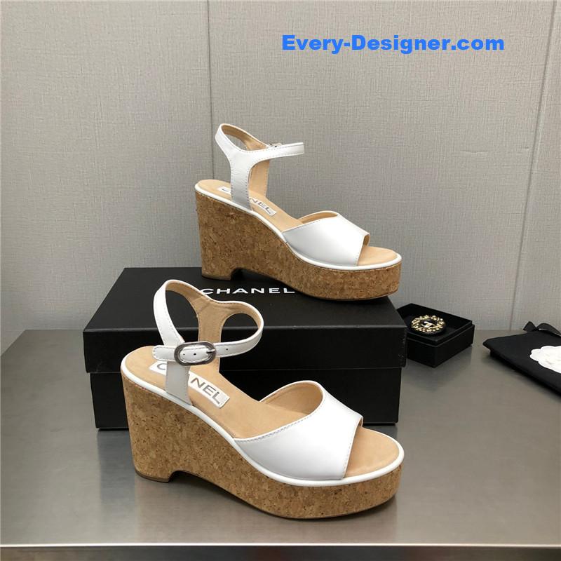 CC fish mouth stiletto sandals