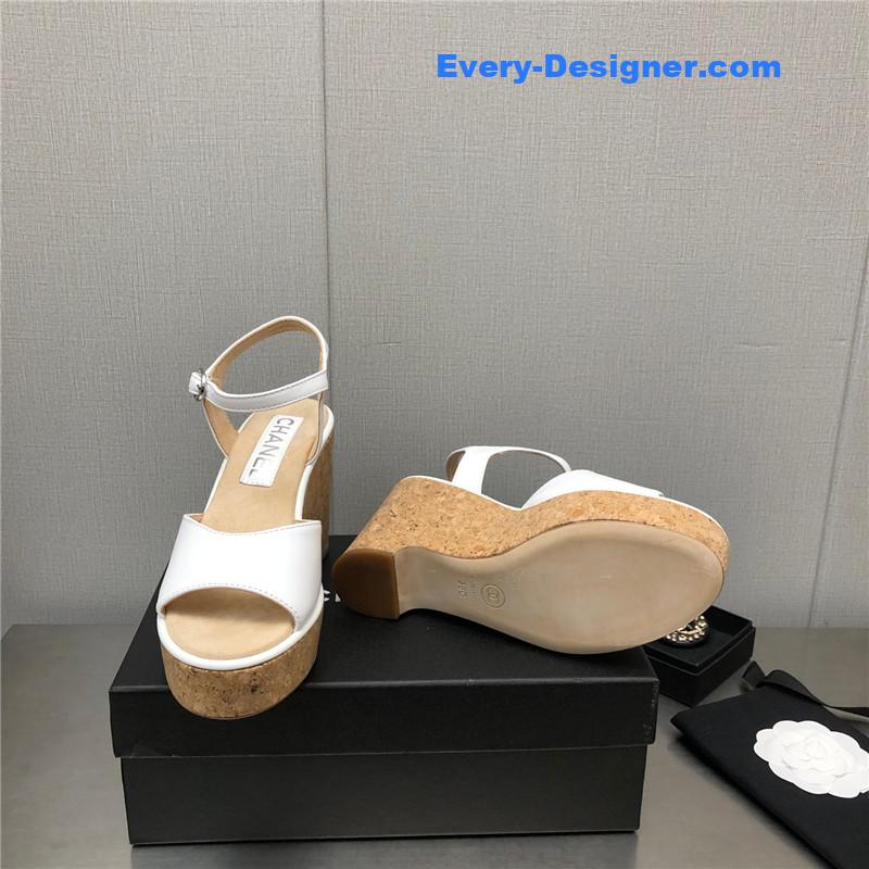 CC fish mouth stiletto sandals