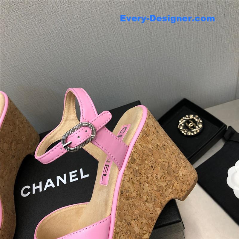CC fish mouth stiletto sandals