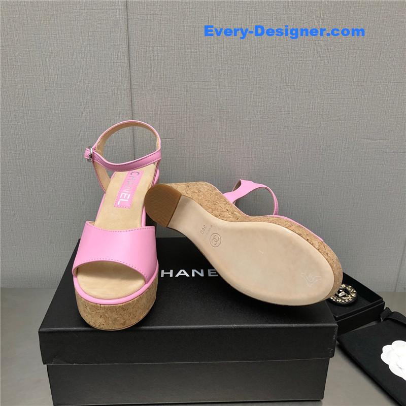 CC fish mouth stiletto sandals