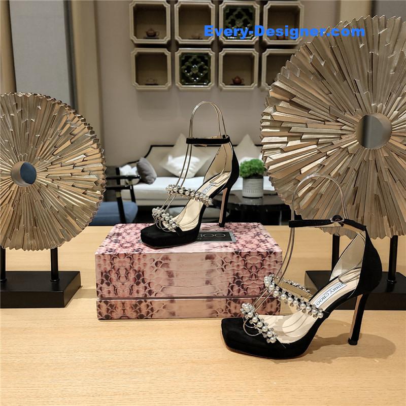 j1m*y ch00 high heel D1am0nd chain sandals