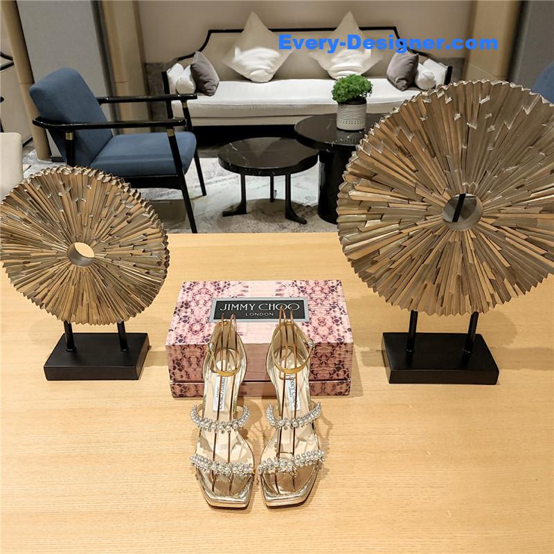 j1m*y ch00 high heel D1am0nd chain sandals