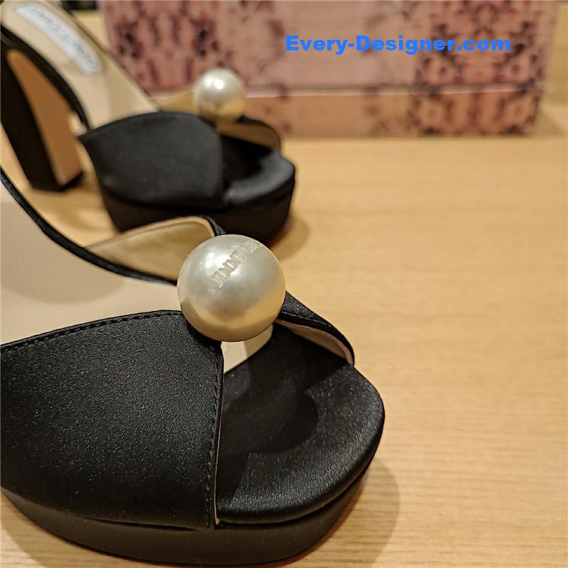 j1m*y ch00 high heel D1am0nd chain sandals