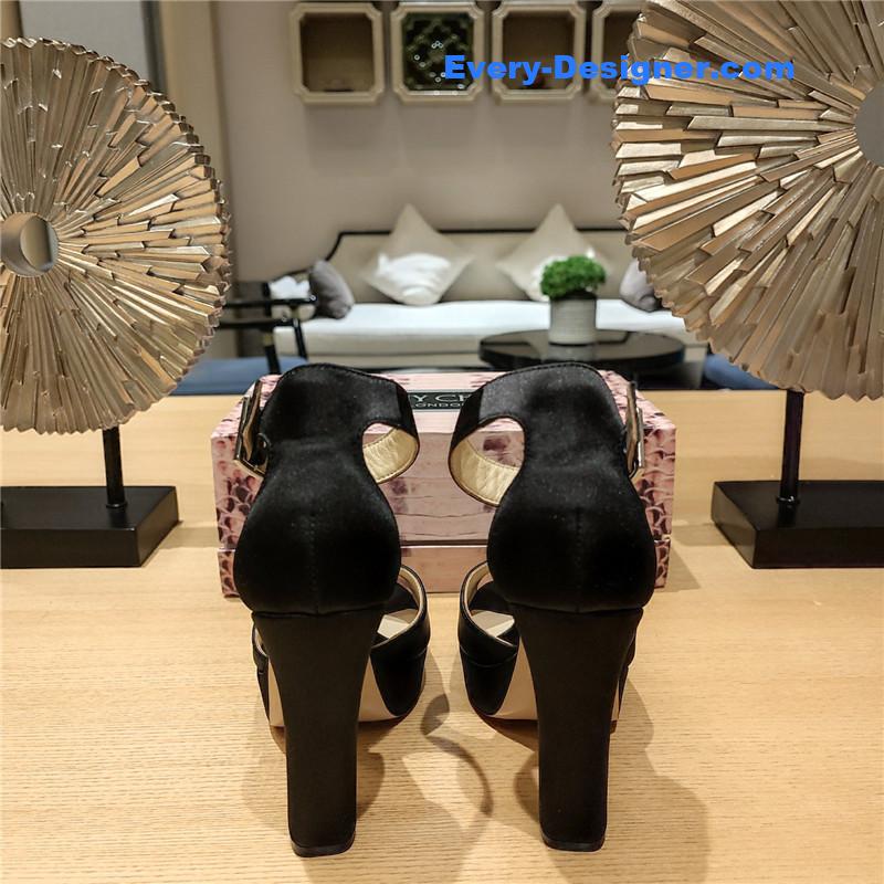 j1m*y ch00 high heel D1am0nd chain sandals