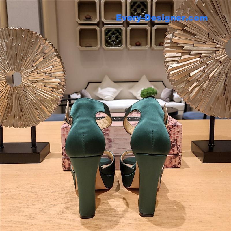 j1m*y ch00 high heel D1am0nd chain sandals