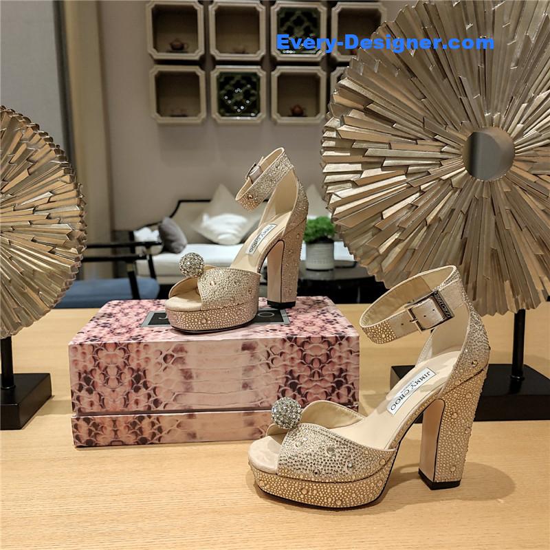 j1m*y ch00 high heel D1am0nd chain sandals