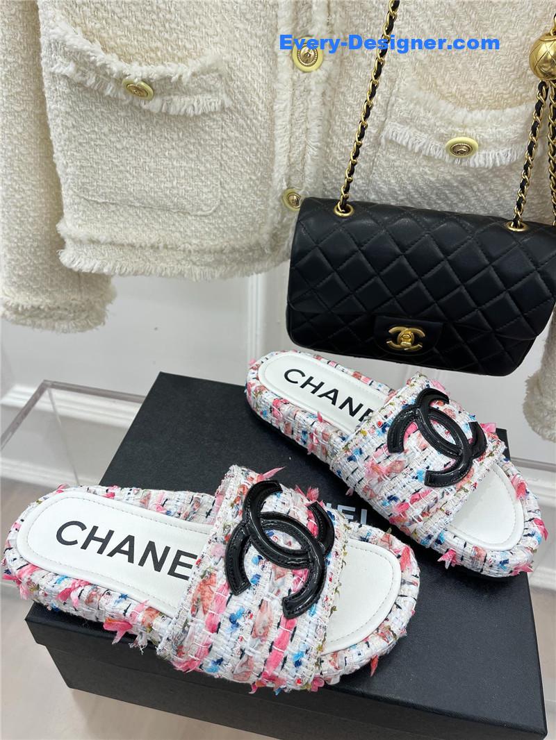 CC new big double C lazy slippers