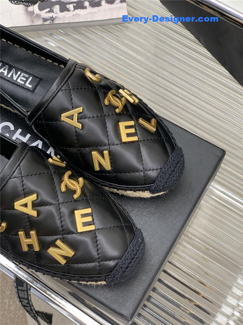 CC letter fisherman shoes