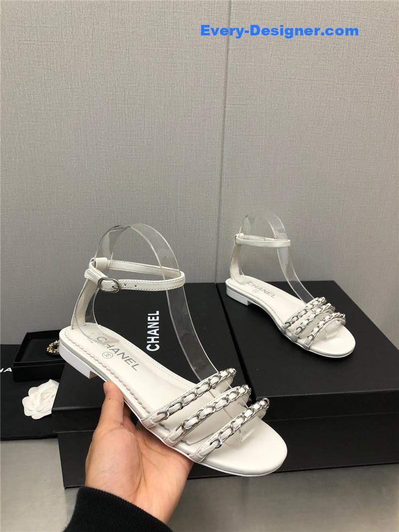 CC new chain flat sandals