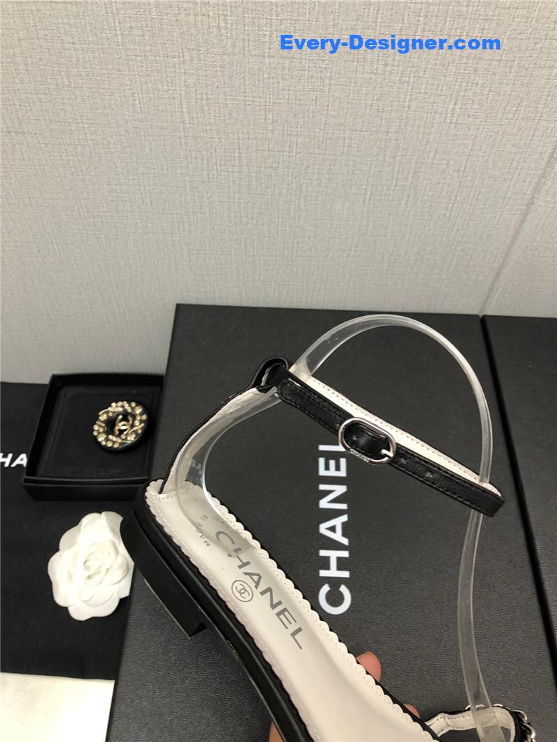 CC new chain flat sandals