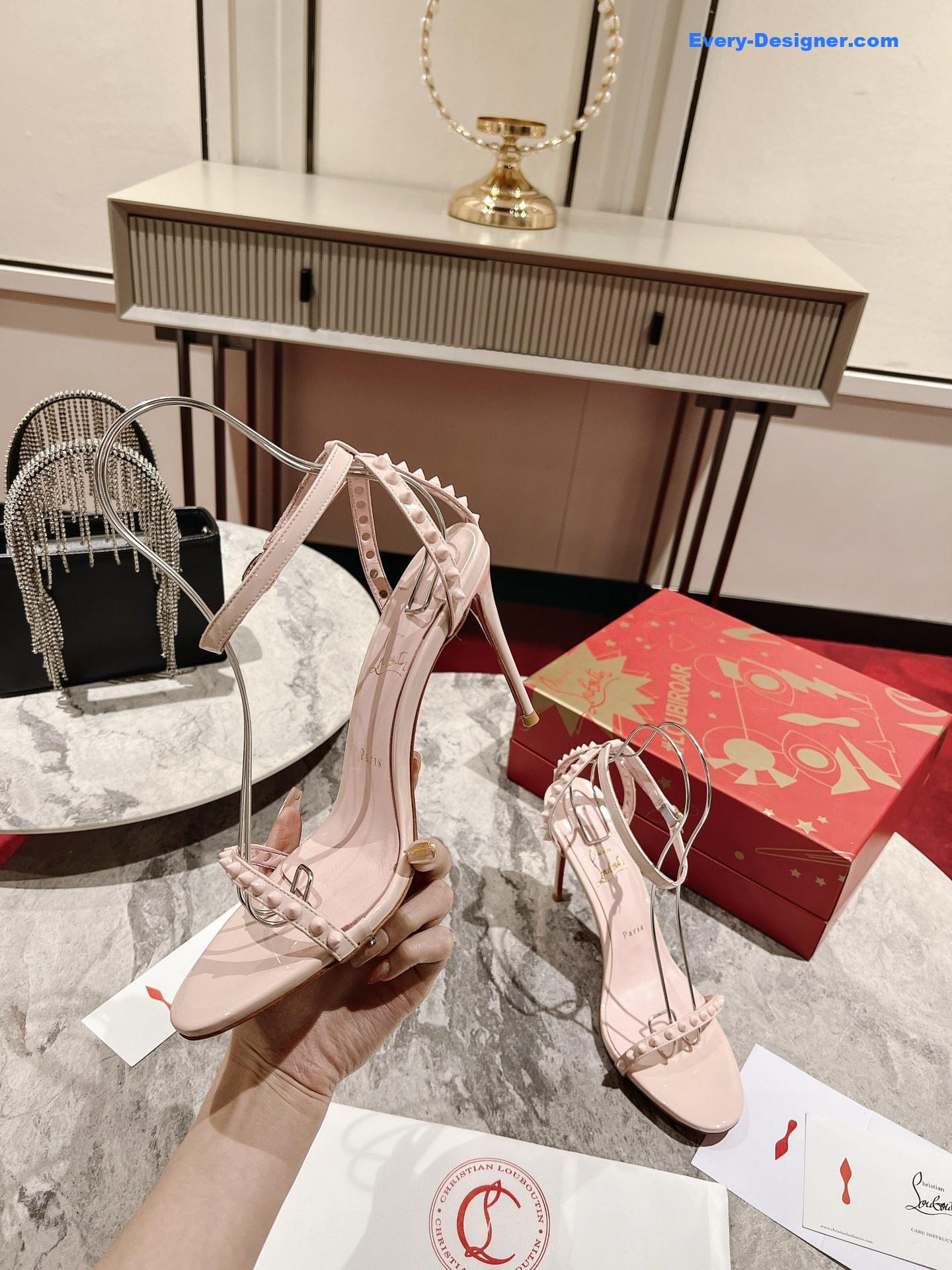 Chr1st1an louboutin spiked strappy sandals