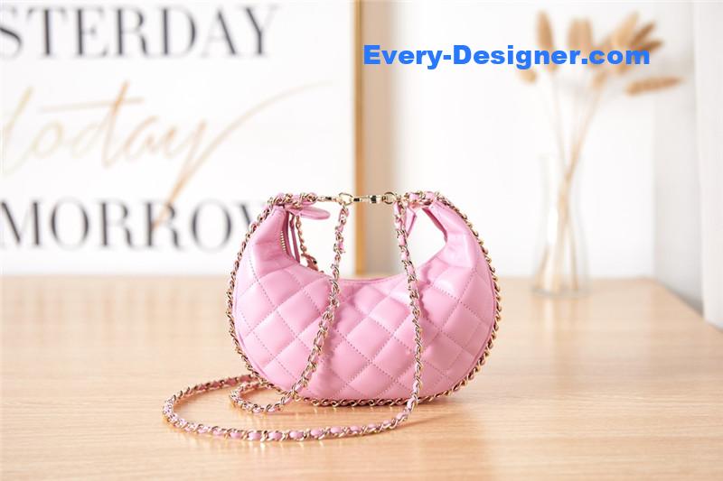 Ch**el small hobo bag pink