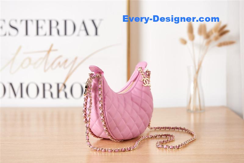 Ch**el small hobo bag pink
