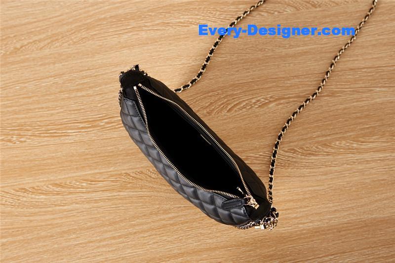 Ch**el small hobo bag black