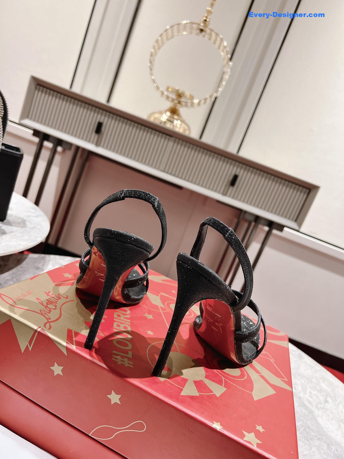 Chr1st1an louboutin cross strap sandals