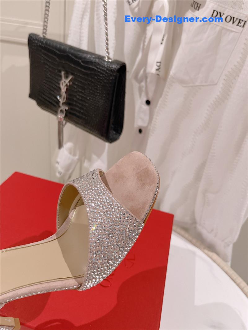 Va1e*ntin0 embossed sandals