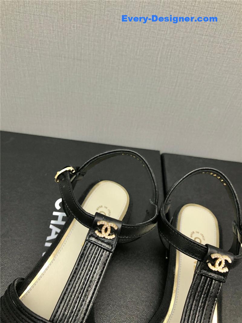 CC new C buckle rhinestone high heels