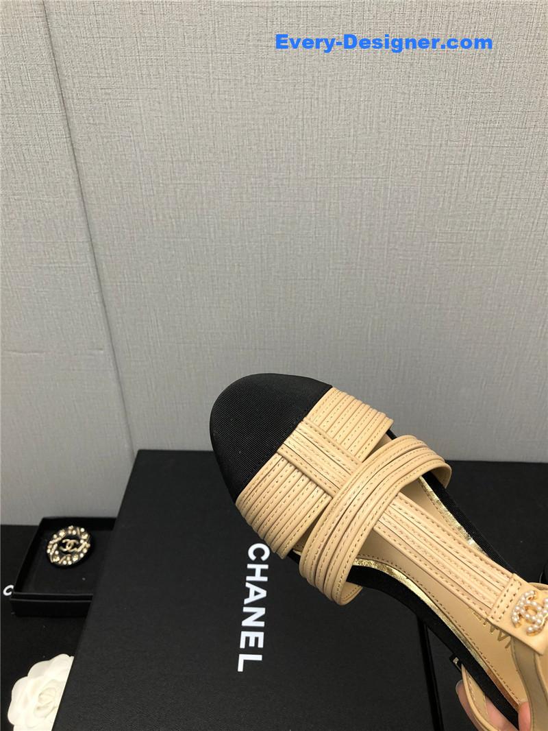 CC new C buckle rhinestone high heels