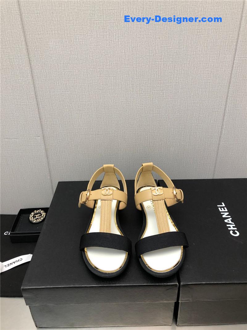 CC new C buckle rhinestone high heels