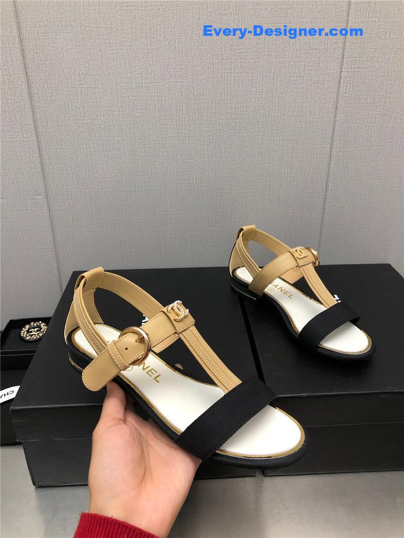 CC new C buckle rhinestone high heels