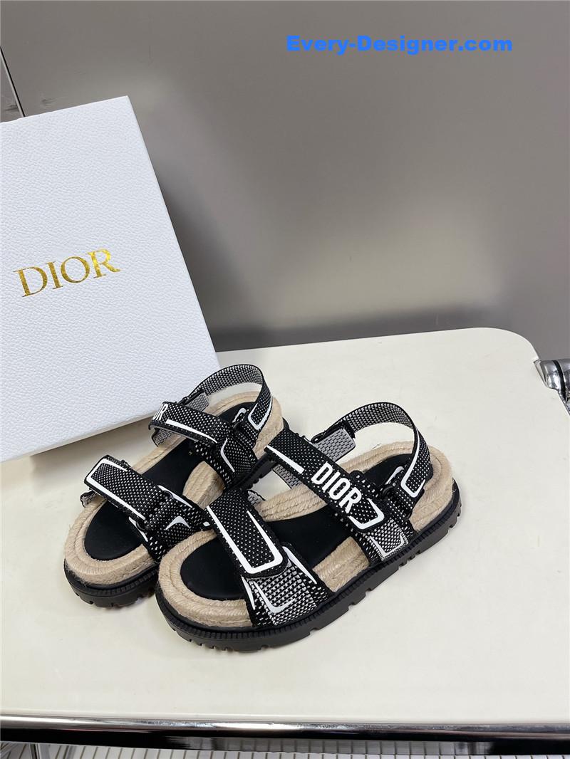 D10r latest velcro hemp rope sandals