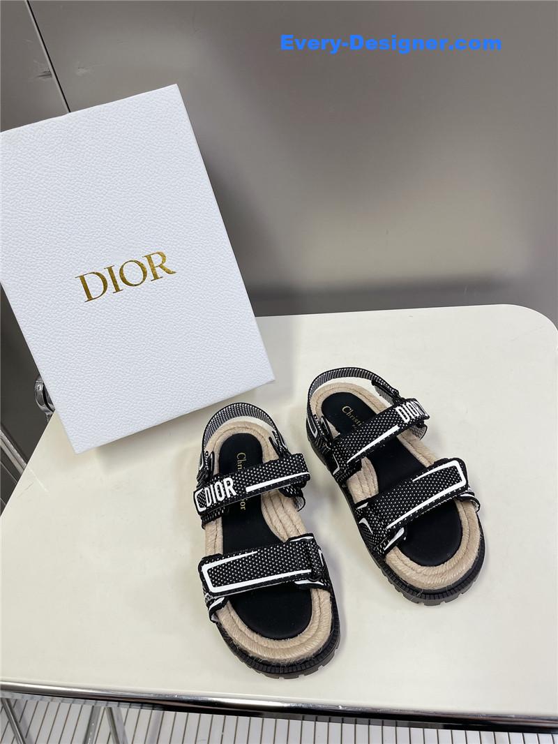 D10r latest velcro hemp rope sandals