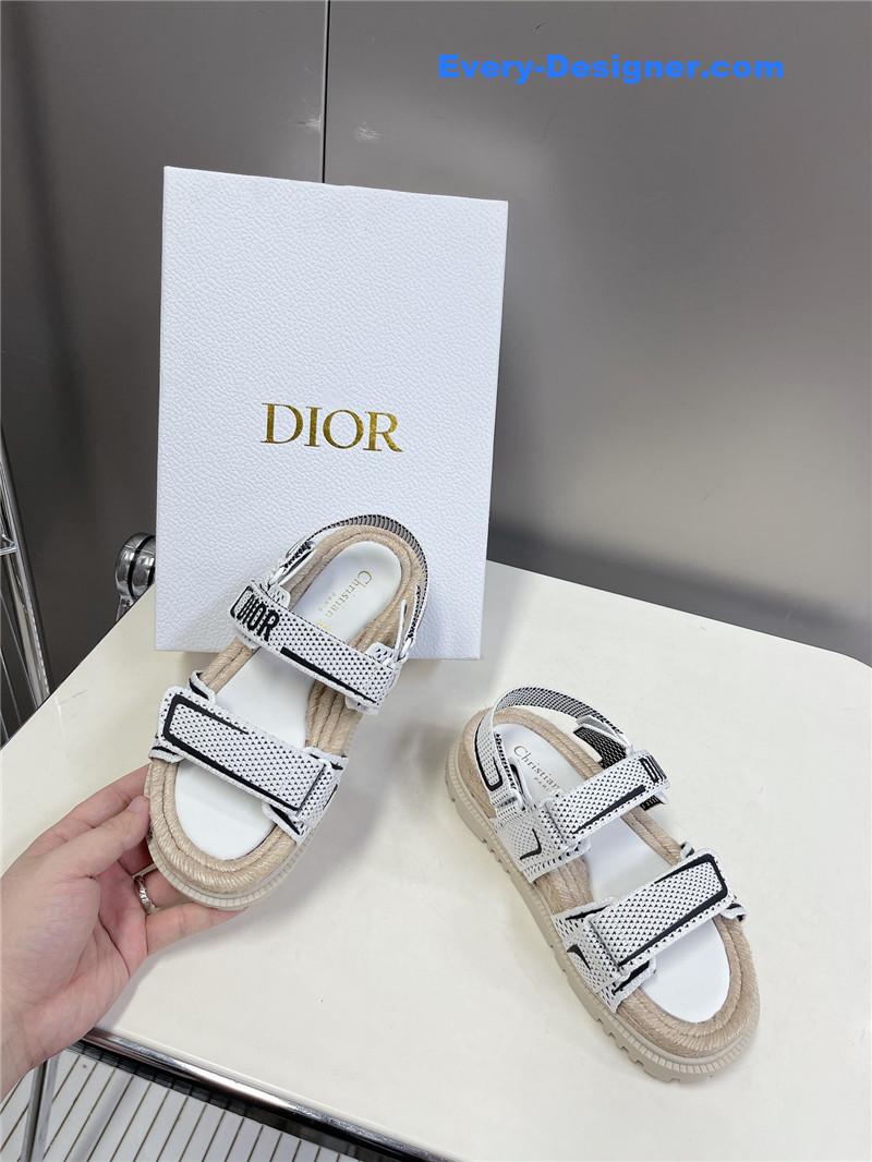D10r latest velcro hemp rope sandals