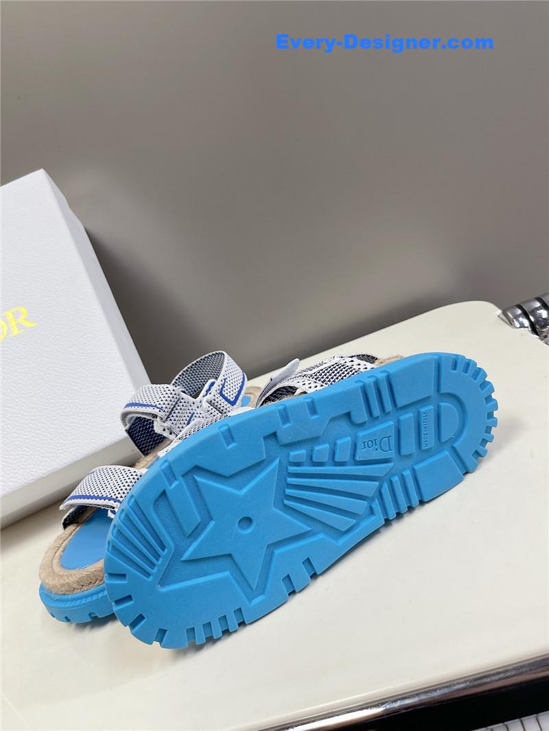 D10r latest velcro hemp rope sandals