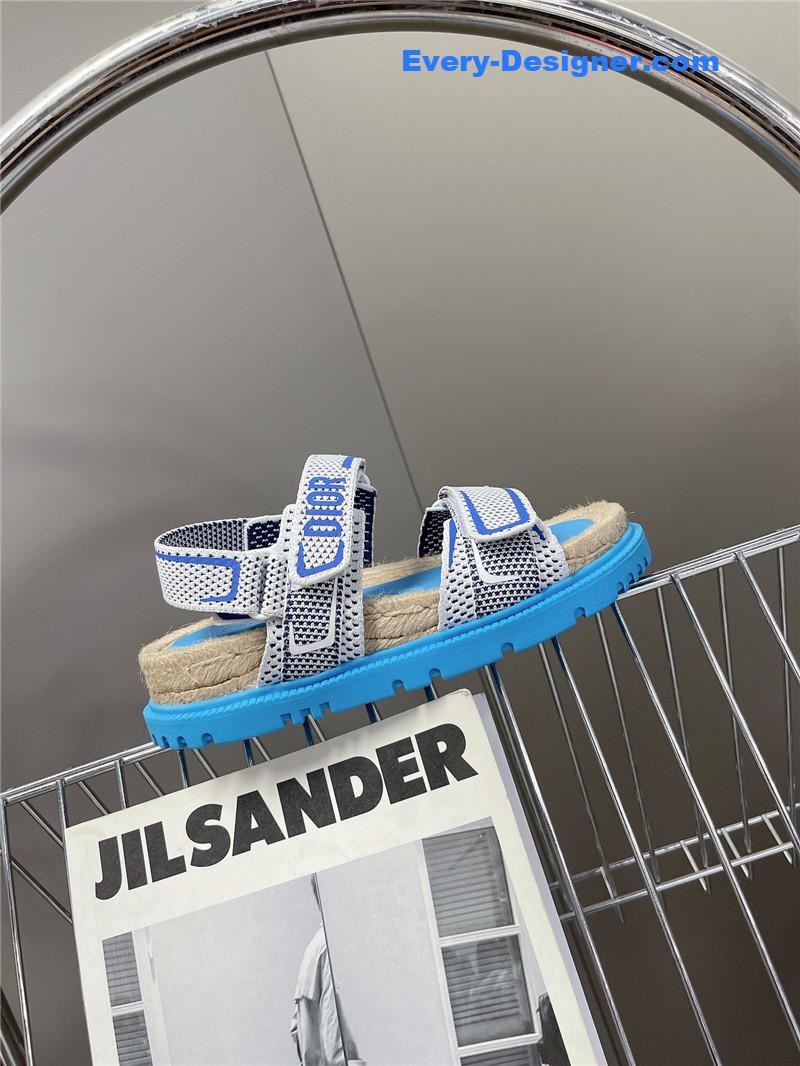 D10r latest velcro hemp rope sandals