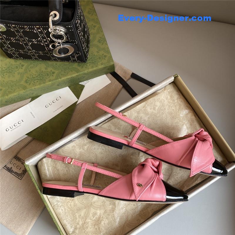 Gvc*1 new bunny ear bowknot ballet shoes