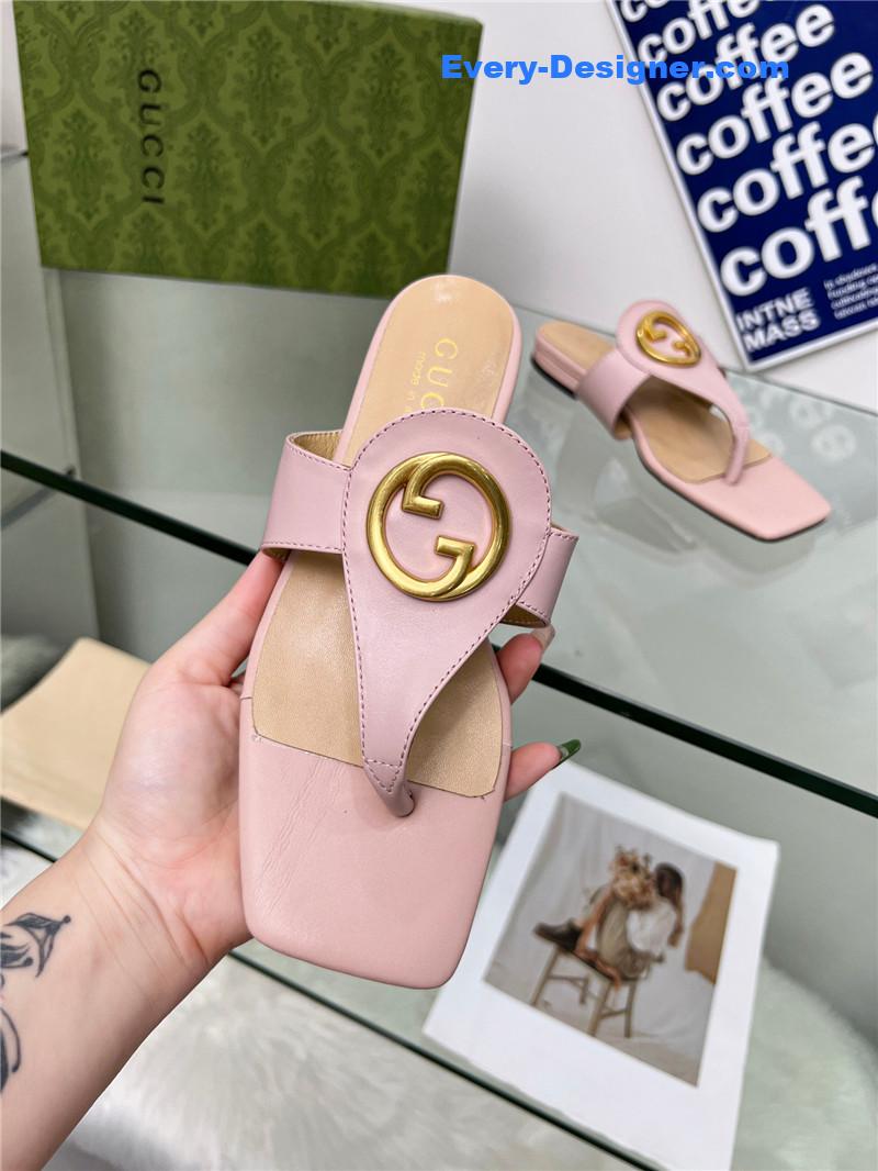 Gvc*1 flat heel slippers
