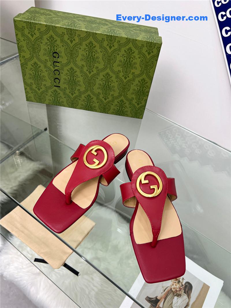 Gvc*1 flat heel slippers