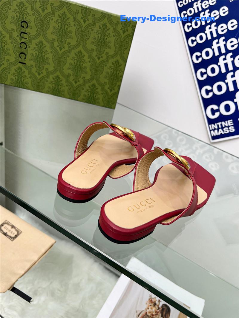 Gvc*1 flat heel slippers