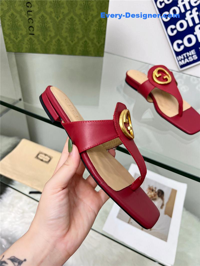 Gvc*1 flat heel slippers