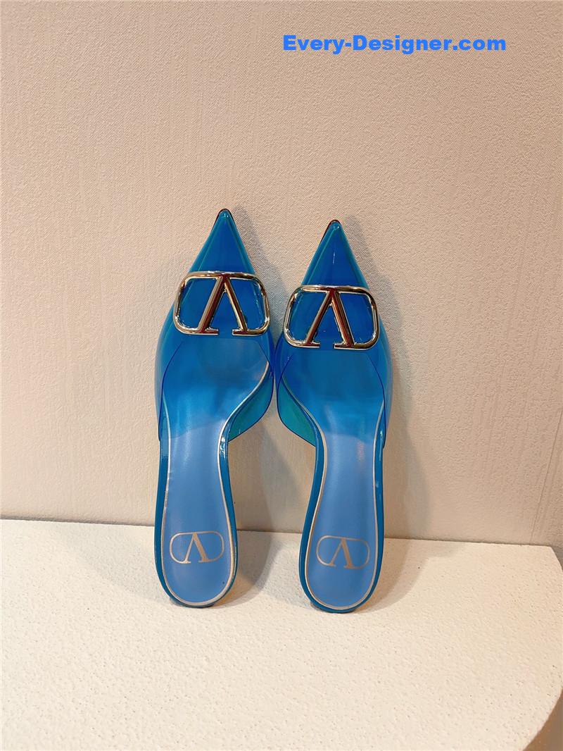 Va1e*ntin0 spring summer all-match high-heeled slippers