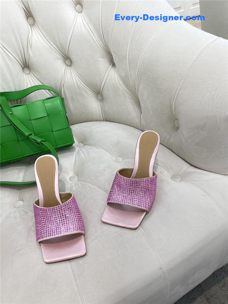A1exa*der wang spring letter rhinestone high heel
