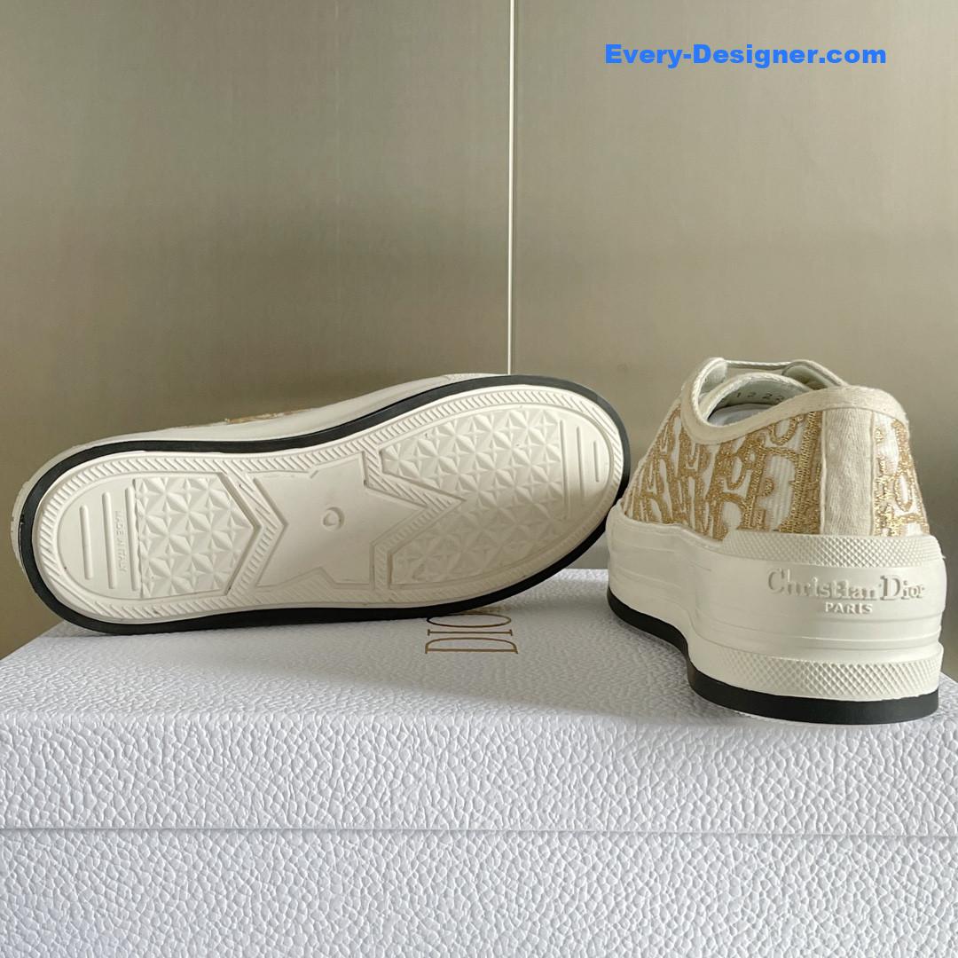 D10r couple platform canvas shoes