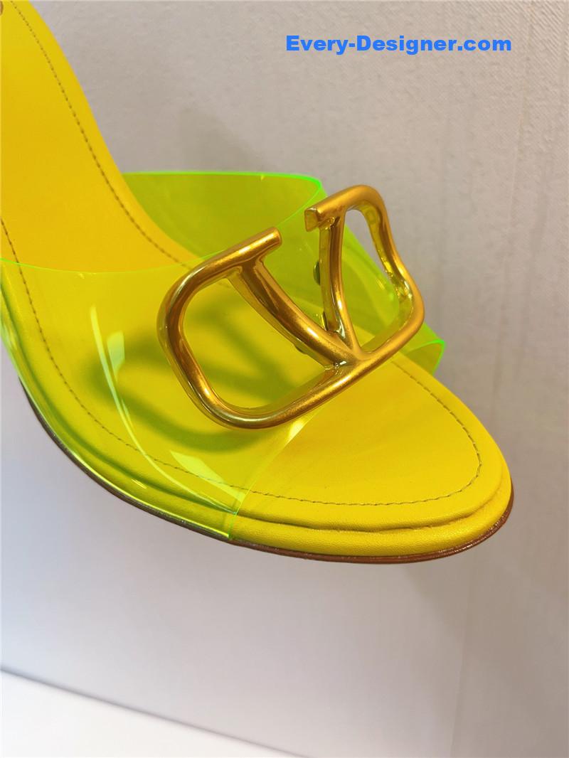 Va1e*ntin0 spring summer all-match high-heeled slippers