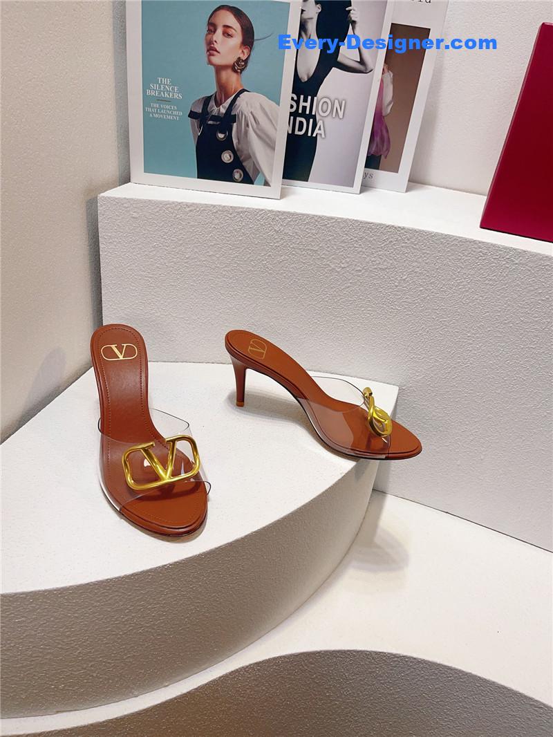 Va1e*ntin0 spring summer all-match high-heeled slippers