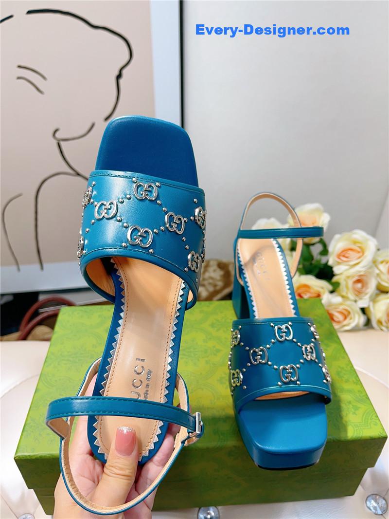 Gvc*1 gg buckle platform high heels