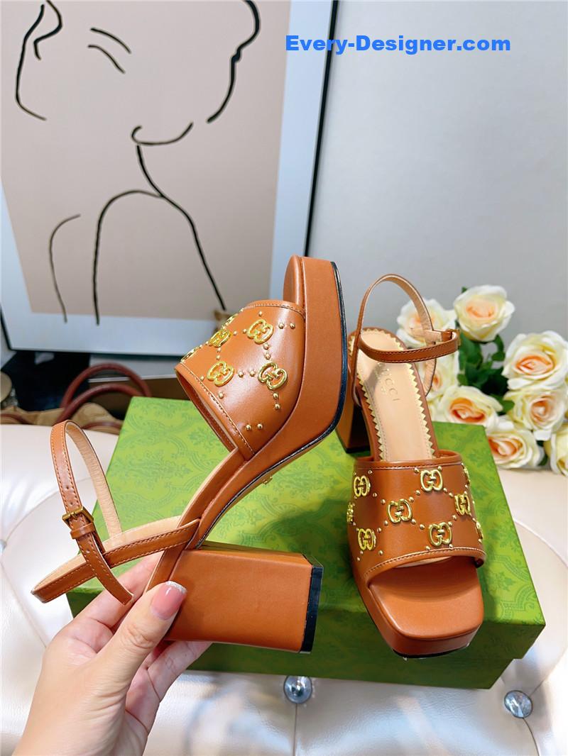 Gvc*1 gg buckle platform high heels